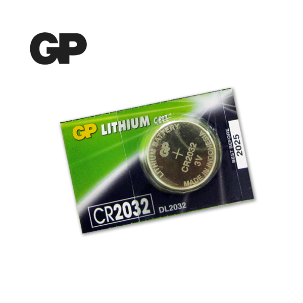 GP CR2032 Lithium Coin Cell 3V.